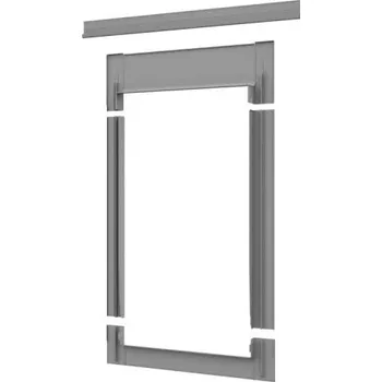 Okno DAKEA KLS lemování do ploché krytiny 0-16 mm DAKEA: M4A 78x98 cm