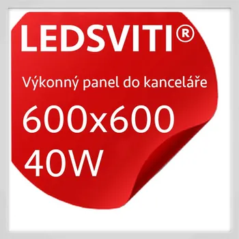 LED panel LEDSVITI 16013 LED panel 600x600mm 40W denní bílá DALI