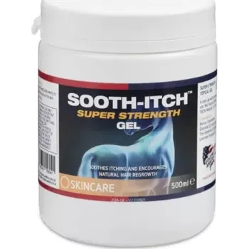 Pro koně Sooth Itch gel na zklidnění svědění a pro přirozený růst srsti, Balení, 500 ml