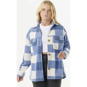 Pánská košile Košile Rip Curl NEON ISLES FLEECE L/S SHIRT Blue velikost S