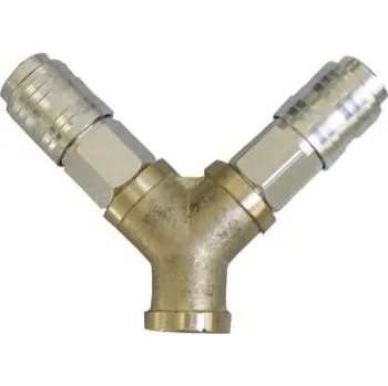 Sada na opravu pneumatiky Invento 1/2'' Y konektor, sada s rychlospojkami