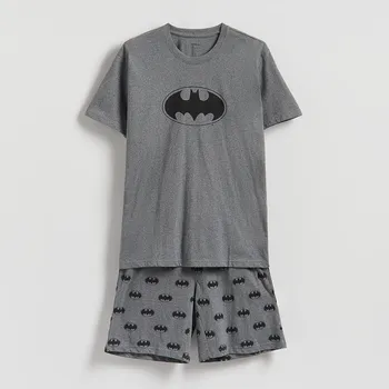 Pánské pyžamo Reserved - Dvoudílné pyžamo Batman - tmavě šedá - 912ER-90X - 912ER-90X-L