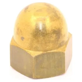 Šroub matice šestihran mosaz bezPÚ M6