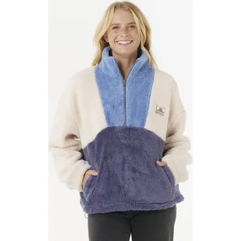 Pánská mikina Mikina Rip Curl BLOCK PARTY POLAR FLEECE Blue velikost XS