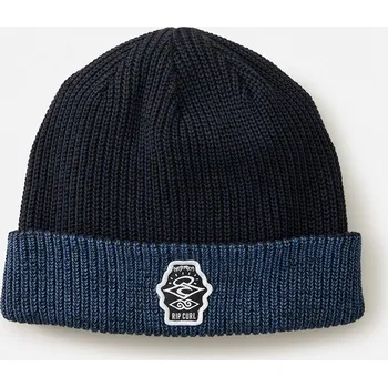 Čepice Zimní Čepice Rip Curl ICONS REG BEANIE Black/Navy velikost O/S