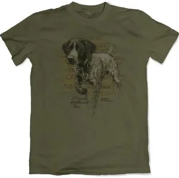 Pánské tričko Bad Badger Myslivecké tričko - Německý ohař - Velikost 3XL