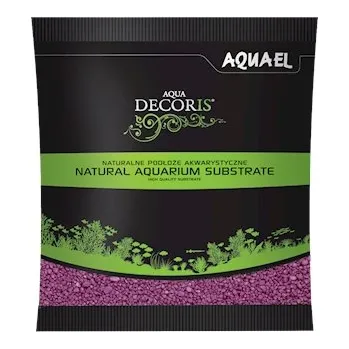 Akvárium AQUAEL písek Aqua Decoris, 1kg, 2-3 mm, fuchsia