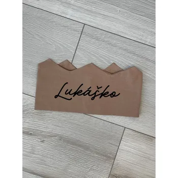 Čepice Dětské VSB čelenky KORUNKY , VYBER SI FARBU BÉŽOVÁ