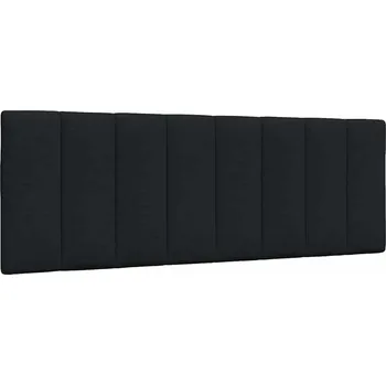 vidaXL Polštář na čelo postele Hanko 140 cm textil [4019164] Barva: Černá