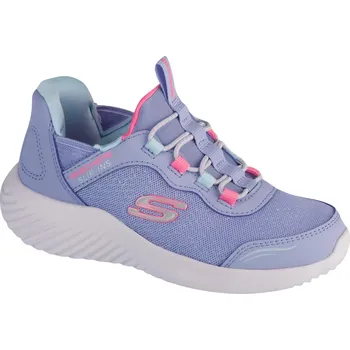 Dívčí obuv Světle fialové dívčí tenisky Skechers Slip-Ins: Bounder - Simple Cut 303585L-LAV Velikost: 27