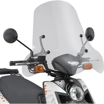 288A plexi čiré Piaggio Typhoon 50-125 (11-19), YamahaBW´s 125 vxš 560x715 mm, použij montážní sadu