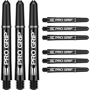 Příslušenství pro šipky Target Darts Násadky Pro Grip 3 Sets Spin Black SHT