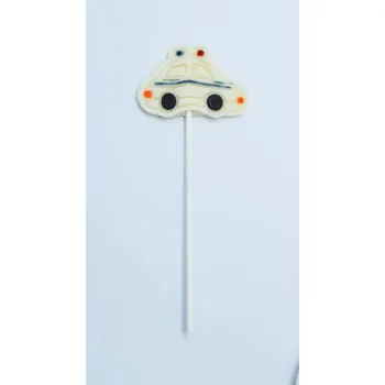 Jedlá dekorace na dort Dortisimo Zápich do dortu Policejní auto