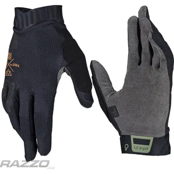 Sportovní chránič Dámské rukavice na kolo Leatt MTB 1.0 GripR Glove Womens Stealth 2025 7 - XS