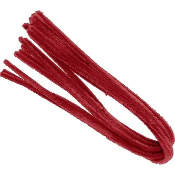 Hobby drát drátek žinylka 500x8mm 10ks bordó Luma