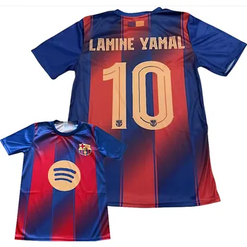 FOTBALOVÝ DRES FC BARCELONA LAMINE YAMAL Velikost: 146 cm (9-10 roky)