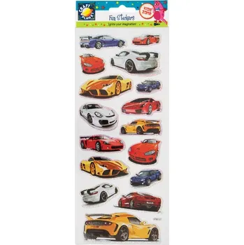 samolepka Docrafts Samolepky 10x23cm Auta