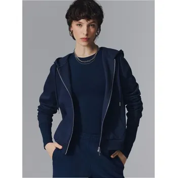 Dámská móda Mikina na zip s kapucí - XL - House - námořnictvo - 350GE-59X