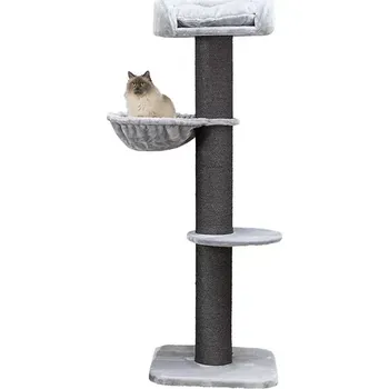 TRIXIE Škrabadlo MAURO XXL, 58 x 58 cm /173 cm, šedá