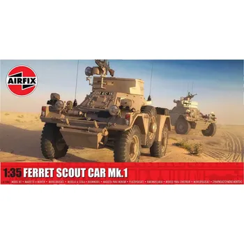 Plastikový model Classic Kit military A1386 - Ferret Scout Car Mk.1 (1:35)