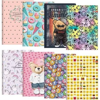 Sešit Ostatní Sešit 444 A4 linka , 40listů design B