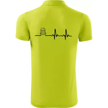 Pánská košile Muzikant volume EKG - Polokošile Victory sportovní (dresovina) - 3XL ( Limetková )