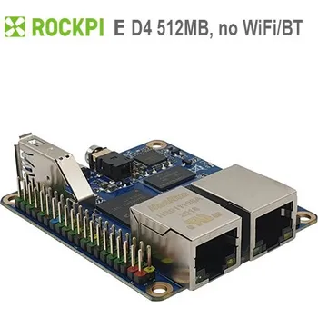 Vývojová deska ROCK Pi E bez Bluetooth a Wifi a Poe 512MB E D4