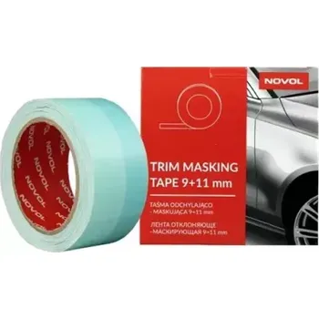 Lepicí páska NOVOL TRIM MASKING TAPE - Maskovací páska na těsnění oken 9 + 11 mm / 10m