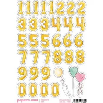 samolepka Papero amo Samolepkový arch 10 x 15 cm