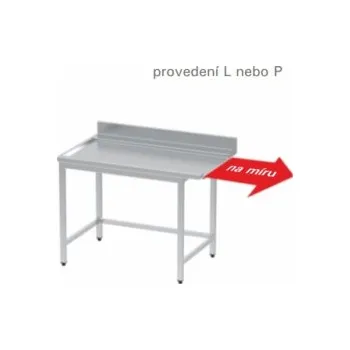 Jídelní stůl Výstupní stůl k myčce ALBA, délka 700mm