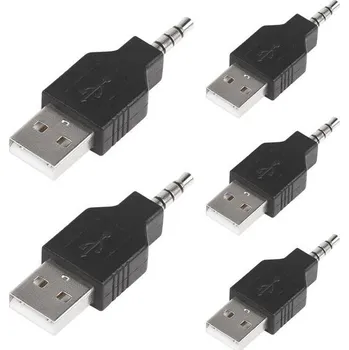 SinLoon USB na 3,5mm jack audio adaptér, 4pólový 3,5mm jack na micro USB samec AUX audio výstupní