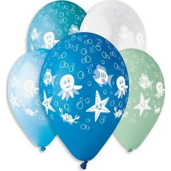 Balónek Gemar Balónky s potiskem 5ks OBYČ. Moře