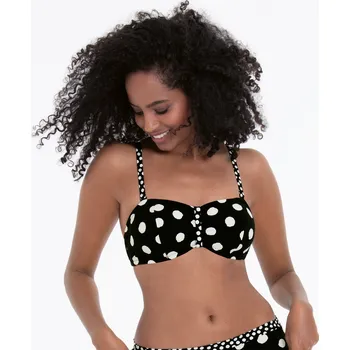 Dámské plavky Style Ella Top Bikini - horní díl 8750-1 černobílá - RosaFaia 430 černobílá 40D