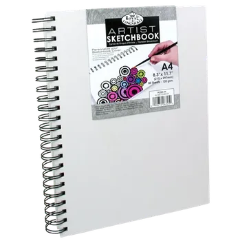 Royal & Langnickel Skicovací blok s texturou plátna A4 80l