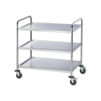 Vozík nerezový 3-policový 40kg