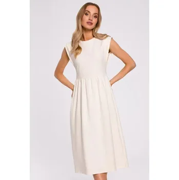 Dámské šaty Dámské šaty M581 - Moe ecri(krémová) L