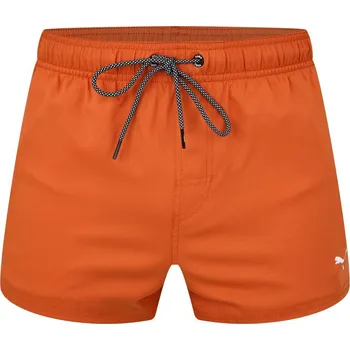 Pánské plavky Puma Logo Shorts Chili Powder XS