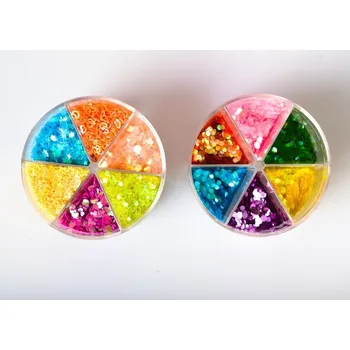 kreativní sada Junior Třpytky Star Light (metalická / neonová) 60g mix barev