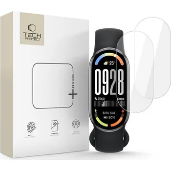 Hydrogelová fólie TECH-PROTECT HYDRO FLEX+ 2-PACK XIAOMI SMART BAND 8 / 9 / 10 / NFC CLEAR