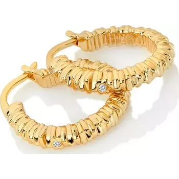 Náušnice Stříbrné pozlacené náušnice Hot Diamonds x Jac Jossa Hope DE685