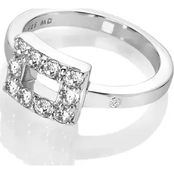 Prsten Stříbrný prsten Hot Diamonds Echo DR240 Obvod 56 mm