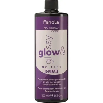 Vlasová regenerace Fanola Glow & Glossy No Lift Clear regulátor intenzity 500 ml