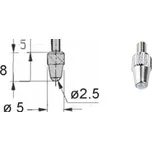 Kmitex Náhradní dotek k úchylkoměru keramický, pr. 2mm, M2,5mm