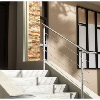 Designové zábradlí na schody 150cm z nerezové oceli