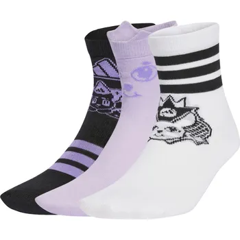 Pánské ponožky Dětské Ponožky ADIDAS YG ANI 3PP JV5125 – Multicolor 28-30