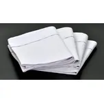 Vaflový ručník 50x100cm bílý s modrým pruhem