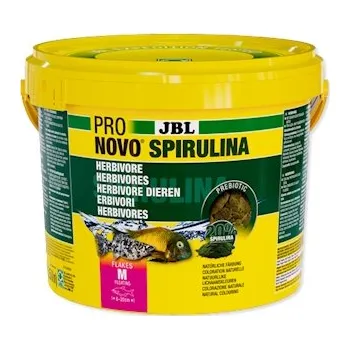 Krmivo pro rybičky JBL Krmivo ProNovo Spirulina Flakes M, 5,5l