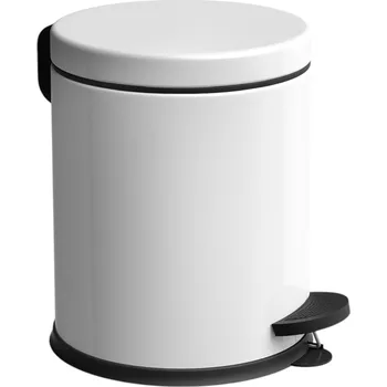 Odpadkový koš UNICATO Nášlapný odpadkový koš MICRO 5L Barva: Bílá