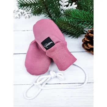 Rukavice Kulišárny Bezpalcové zateplené rukavice OLDPINK Věk v měsících: 0-6 měsíců