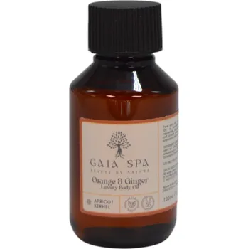 Masážní přípravek Tělový masážní olej Pomeranč a Zázvor (Orange & Ginger) - GAIA SPA Objem: 100ml